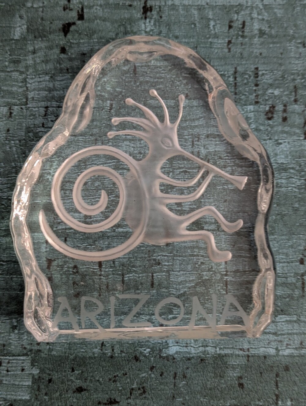 VTG Glass Kokopelli Arizona Decor